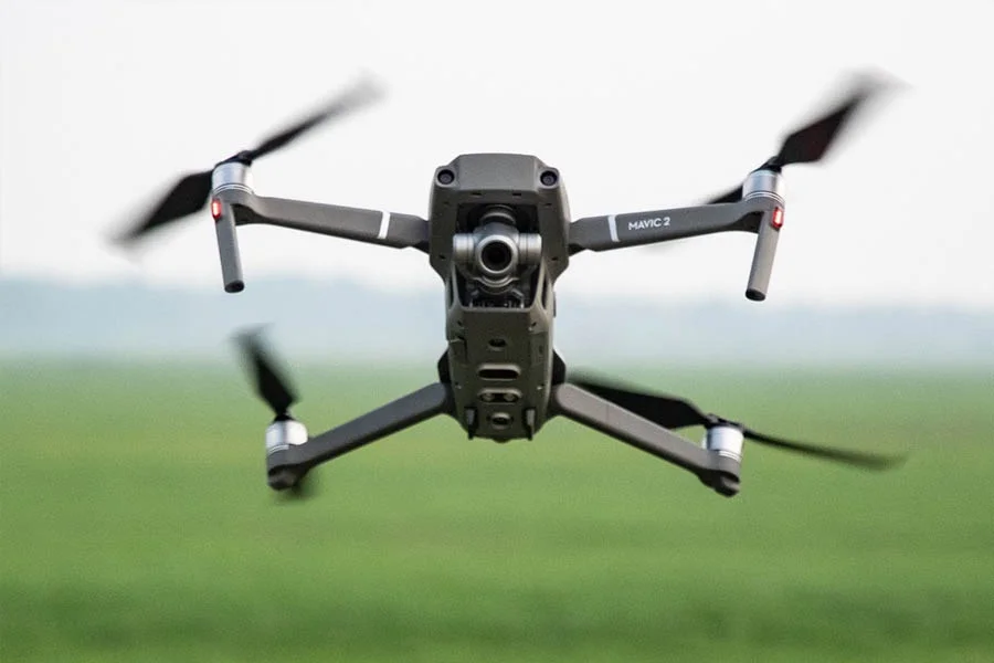 big drone with camera